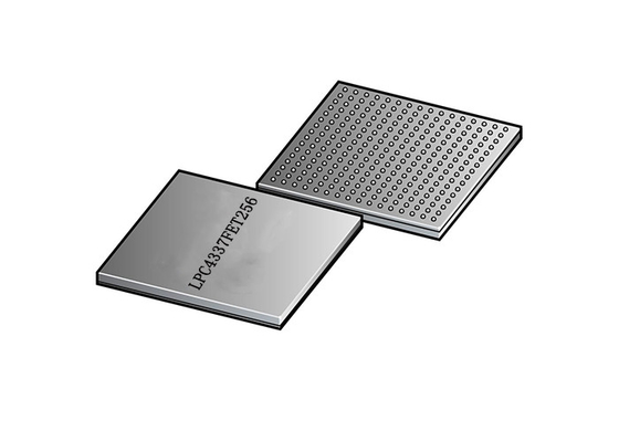 Pacchetto istantaneo dual core di IC 256-LBGA del microcontroller di LPC4337FET256 204MHz 1MB