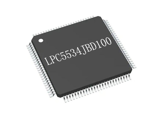 microcontroller IC 100HLQFP del centro del chip LPC5534JBD100 del circuito integrato 150MHz singolo