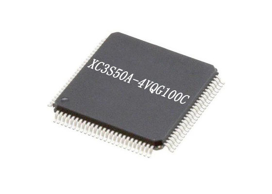 Gate array programmabile integrato del campo di rendimento elevato di IC XC3S50A-4VQG100C 100-TQFP