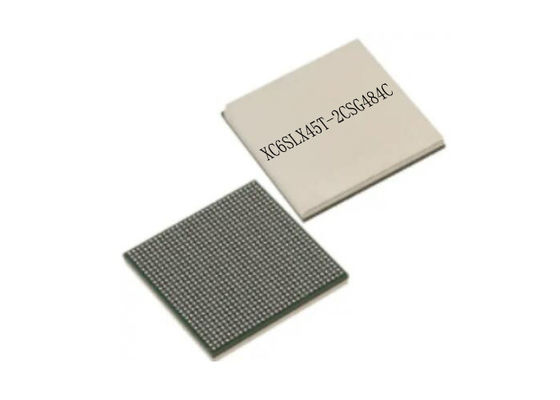 Chip programmabile di gate array 484FBGA IC 6 del campo spartano di LXT XC6SLX45T-2CSG484C