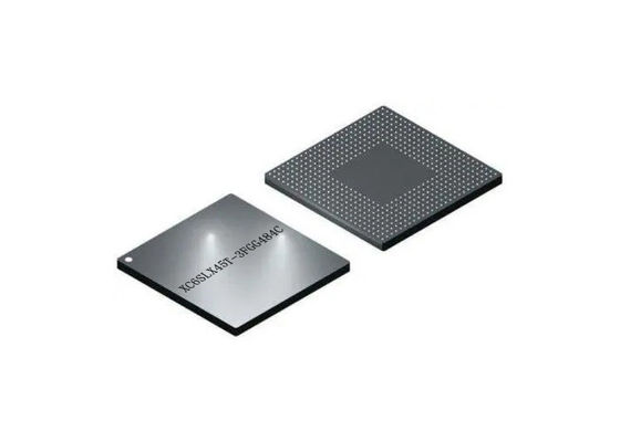 I CI scheggiano 484-BBGA il gate array programmabile IC del giacimento del pacchetto XC6SLX45T-3FGG484C