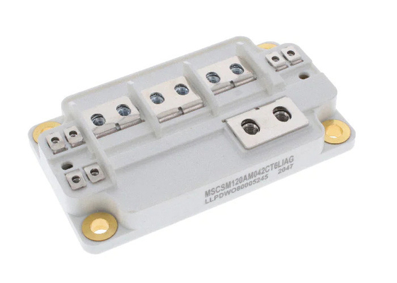 Moduli IGBT automobilistici MSCSM120AM042CT6LIAG 495A Transistor Montaggio su telaio