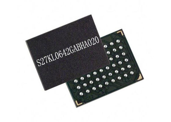 del circuito integrato 200MHz pseudo SRAM memoria IC 24-FBGA del chip S27KL0642GABHA020