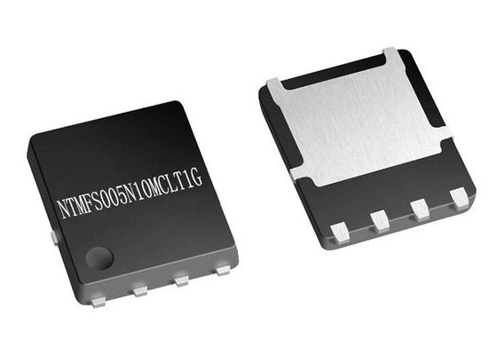 Singoli chip del MOSFET 5-DFN IC di potere dei transistor NTMFS005N10MCLT1G di N-Manica