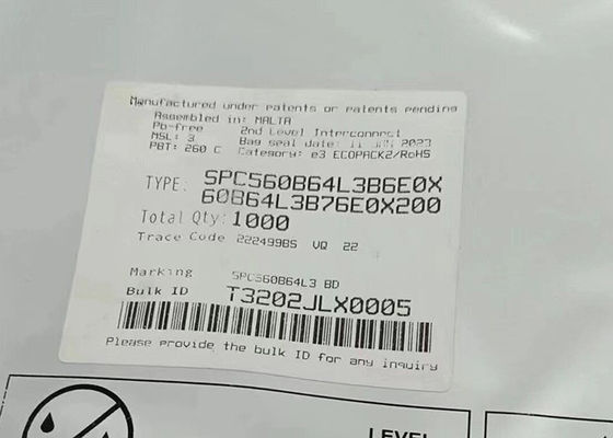 Microcontroller del Sistema-Su-chip di 32 bit del chip SPC560B64L3B6E0X del circuito integrato