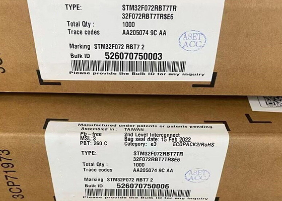 STM32F072R8T7 Microcontrollore integrato a 32 bit a singolo nucleo 48MHz 64KB
