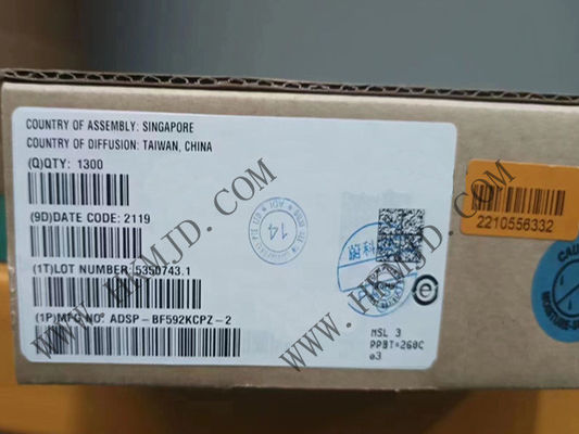 Microcontrollore MCU ADSP-BF592KCPZ-2 Fino a 200MHz Processori di segnale digitale 64-VFQFN