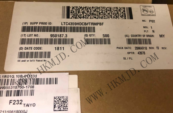 Chip di circuito integrato LTC4359HDCB da 4V a 80V Controller a diodo ideale DFN6