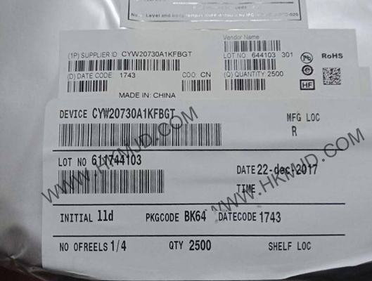 Modulo di comunicazione wireless CYW20730A1KFBGT 2.4GHz Single Chip BT Transceiver