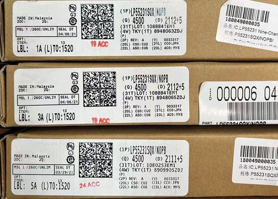 LP55231SQX driver a LED bianco a 9 canali con memoria di programma interna e pompa di carica integrata