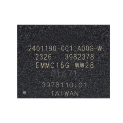 Chip IC di memoria EMMC08G-MV28-01J10 da 2,7 V a 3,6 V 64 Gbit NAND Flash Memory FBGA-153