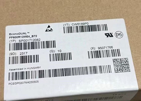 Moduli IGBT per autoveicoli FF600R12ME4B72 Half Bridge 1200V Chassis Mount 1200A Modulo IGBT 20mW