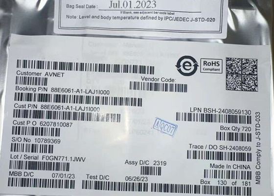 Ethernet IC 88E6061-A1-LAJ1I000 6-Port 100Mbps Ethernet Switch IC Pacchetto PQFP-128