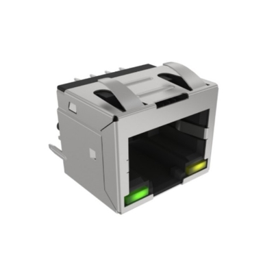 RJE881882140 connettori di basso profilo verticale RJ45 EMI-Quiet connettori jack modulari