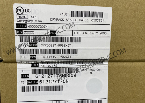 CYPD6227-96BZXI Chip di circuito integrato a doppia porta USB Controller IC di tipo C VFBGA96