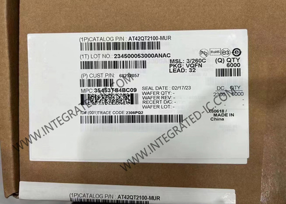 AT42QT2100-MUR Sensore IC 7 Canale QTouch Sensore Touch IC VQFN-32 Pacchetto