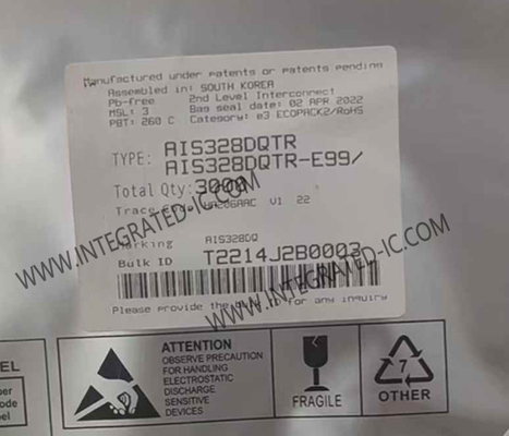 AIS328DQTR Sensore IC Accelerometro a tre assi ad alte prestazioni a potenza ultra-bassa