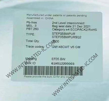 STEF05BWPUR chip di circuito integrato fusibile elettronico integrato per linea 5V pacchetto DFN-10