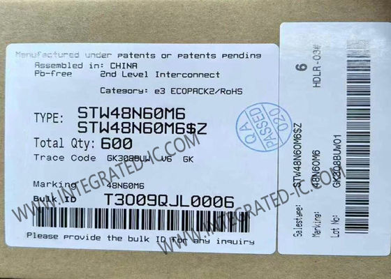 STW48N60M6 Chip di circuito integrato N-Channel 600V 39A Potenza MOSFET Transistor