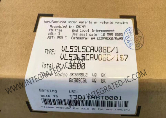 Sensore IC VL53L5CAV0GC/1 ToF Sensore di distanza 3.3V Sensori di prossimità di volo