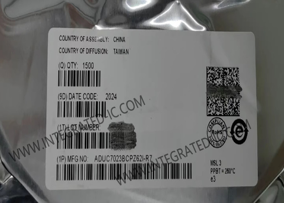 ADUC7023BCPZ62I Microcontrollore MCU Microcontrollore analogo di precisione con gestore IRQ avanzato