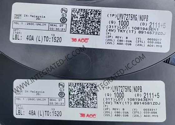 LMV7275MG Comparatore a scarico aperto a basso voltaggio unico a chip di circuito integrato