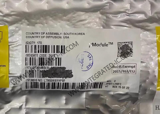 Chip di circuito integrato LTM8049IY 2 regolatori di tensione di commutazione di uscita BGA77