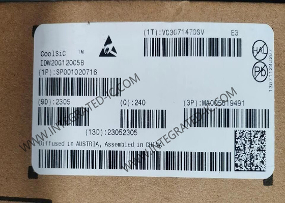 IDW20G120C5B Chip di circuito integrato 1200V 20A Diodo Schottky al carburo di silicio per la ricarica dei veicoli elettrici