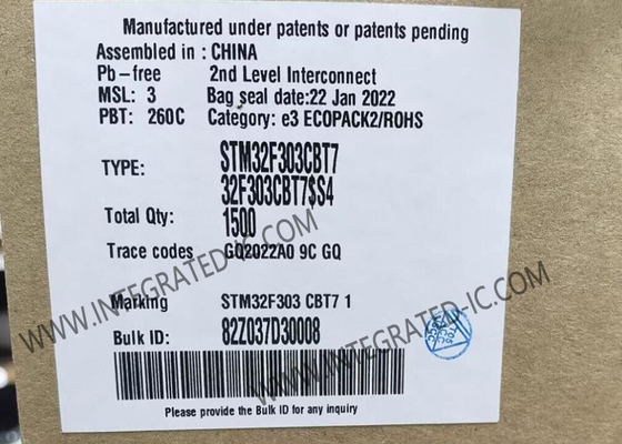 Microcontrollore MCU STM32F303CBT7 MCU di segnali misti con DSP e FPU