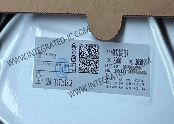 OPA2189IDR Amplificatore operativo di precisione a basso rumore a doppio chip di circuito integrato 14MHz