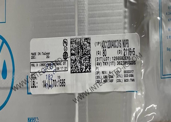 ADC12D040CIVS chip di circuito integrato a 12 bit convertitore analogico a digitale TQFP-64