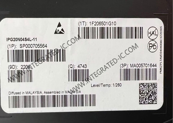 IPG20N04S4L-11 Chip di circuito integrato per automobili doppio canale N OptiMOSTM-T2 Power Transistor TDSON-8