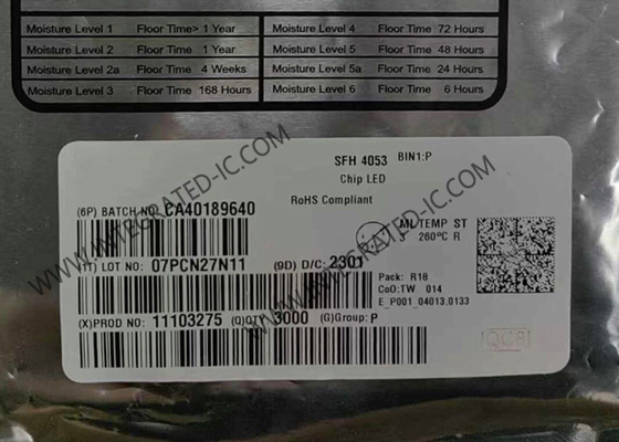 SFH4053 Chip di circuito integrato 1.6V 70mA Emittente ad alta potenza a infrarossi