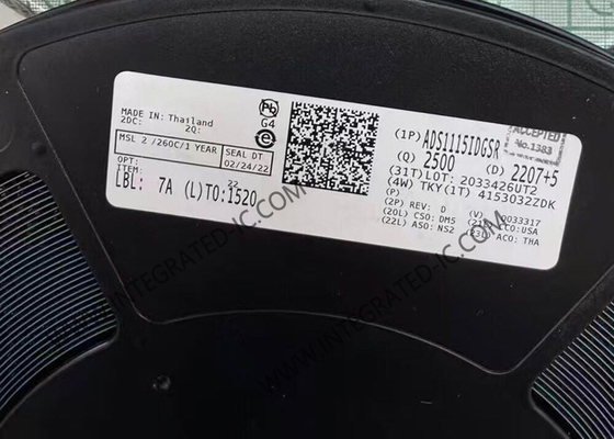 ADS1115IDGSR Circuito Integrato Chip Convertitore Analogico-Digitale 16Bit Delta Sigma ADC