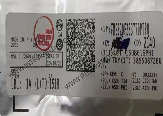 Microcontrollore MCU TMS320F28377DPTPQ Microcontrollore Automotive IC 32-Bit Dual-Core 200MHz 1MB FLASH