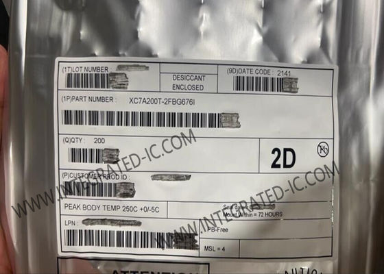 Supporto programmabile della superficie di gate array FCBGA676 del campo del chip XC7A200T-2FBG676I di IC