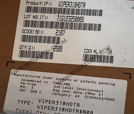 VIPER318HDTR Circuito Integrato Chip Convertitore ad alta tensione off-line a risparmio energetico 16-SOIC