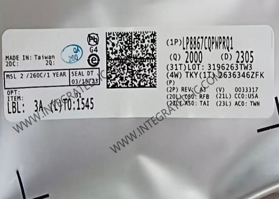 Chip di circuito integrato LP8867CQPWPRQ1 120mA 4 canali driver LED automobilistico