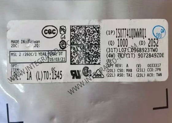 Chip di circuito integrato ISO7741QDWWRQ1 5000Vrms Isolatore digitale a 4 canali SOIC16