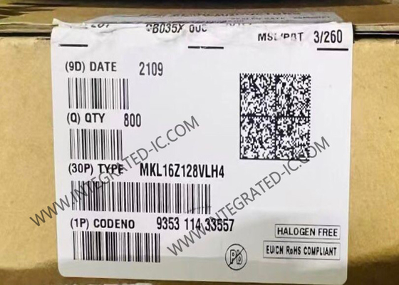 Microcontrollore MKL16Z128VLH4 MCU Kinetis Mainstream Ultra-Low Power 48MHz ARM Cortex M0+ MCU