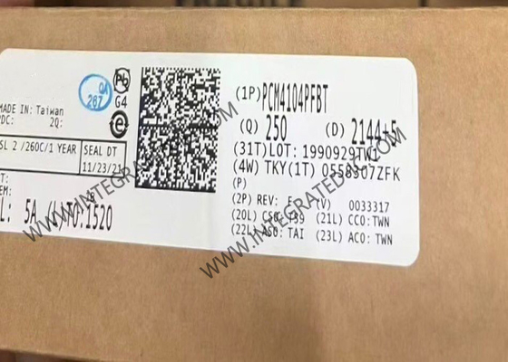 PCM4104PFBT chip di circuito integrato 118dB Audio DAC 24Bit Converter digitale ad analogo