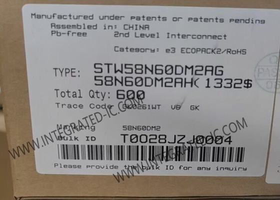 STW58N60DM2AG Chip di circuito integrato per automobili N-channel 600V 50A Power MOSFET Transistors