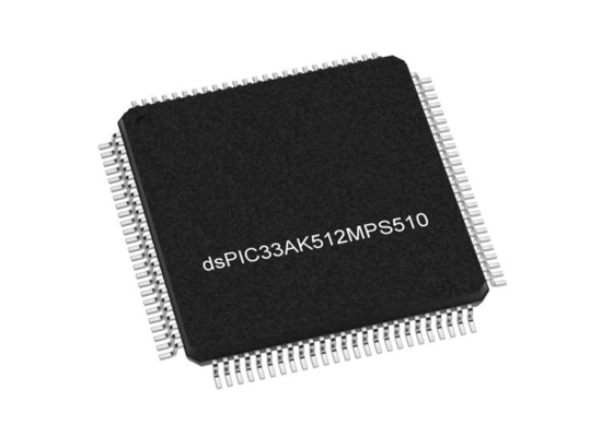 Microcontrollore MCU DSPIC33AK512MPS510-I/PT 32Bit Digital Signal Controllers TQFP100
