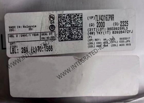 TLV4316IPWR Quad chip di circuito integrato 5.5V 10MHz RRIO Amplificatore operativo