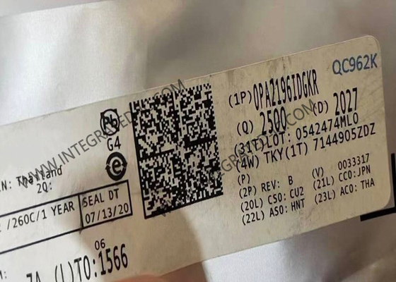 OPA2196IDGKR Circuito Integrato Chip Doppio 36V Basso Consumo Bassa Tensione di Offset Amplificatore Operazionale Rail-To-Rail