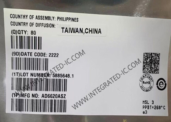 AD6620ASZ Chip a circuito integrato 65MSPS Digital Receive Signal Processor