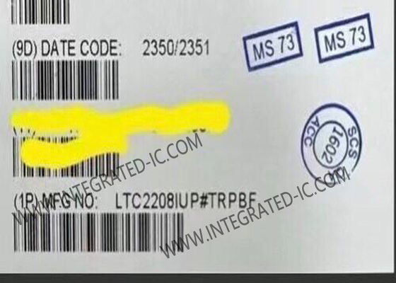 LTC2208IUP Circuito Integrato Chip ADC 14Bit 130Msps Convertitore Analogico-Digitale QFN64