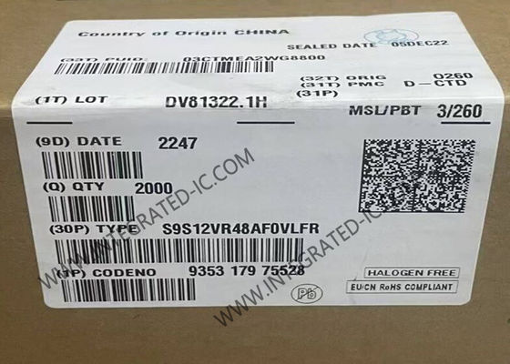 S9S12VR48AF0VLFR Microcontrollore MCU 16-bit 25MHz S12 MagniV Microcontrollore IC 48-LQFP