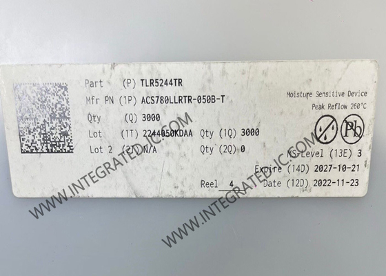 Sensore IC ACS780LLRTR-050B-T Sensore di corrente con conduttore di corrente da 200μΩ