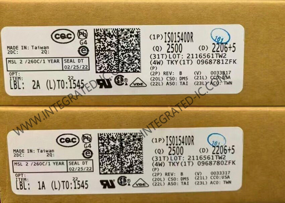 Circuito integrato ISO1540DR, chip isolatore bidirezionale I2C a bassa potenza, 2500Vrms